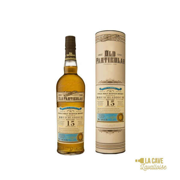 Bruichladdich 15 Ans - 70cl Islay, bourbon, finition futs de sherry, whiskey, whiskies à laval, whisky, whisky à laval, whisky en mayenne, whiskys