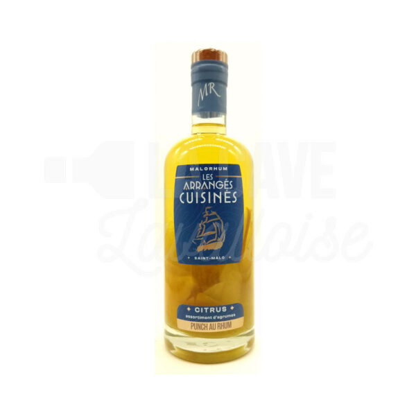 Citrus 35° - Agrumes - MaloRhum - 70cl Idées Cadeaux 2024, Rhums Arrangés, Malo'Rhum, malorhum, Rhums Arrangés