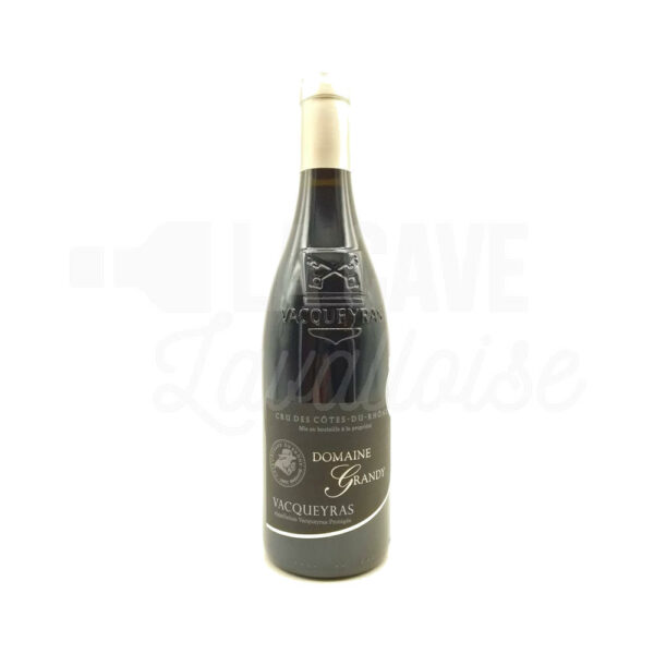 Vacqueyras - Cru des Côtes-du-Rhône - Domaine Grandy - 75cl DOUBLE-MAGNUM, GRANDS CONTENANTS, MAGNUMS, Rhône, Vins Rouges, vallée du rhône, vin rouge