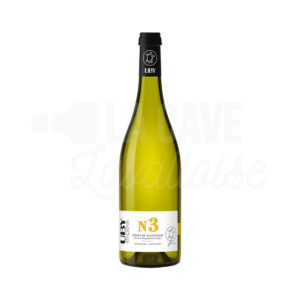 Uby Blanc N°3 Colombard-Sauvignon - 75cl Côtes de Gascogne, Sud-Ouest, Vins de Sélection Réveillon, Occitanie, Vins Blancs, Domaine UBY, bag, bag in box, bag-in-box vin gascogne, bib, bib vin blanc, catalogue bib vin, cubi, cubi doux 3 litres, cubi moelleux 3 litres, cubi uby 5 litres, cubi vin rosé uby, domaine uby Laval Mayenne, uby 3, uby 4, uby 6, uby 7, uby cub blanc, uby cub rosé, uby cub rouge