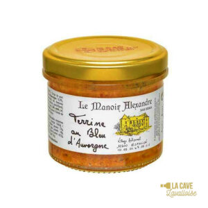 Terrine au Bleu d'Auvergne - Manoir Alexandre - 90gr Manoir Alexandre, Produits Salés, aperitif, canard, colis gourmand, Espalion, foie gras, gibier, gourmet, manoir alexandre, Occitanie, pâté, porc, producteur, produit de qualité, Produits de l'Aveyron, rillettes, tartinable, terrine, verrines