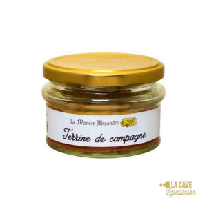 Terrine de Campagne - Manoir Alexandre - 100gr Manoir Alexandre, Produits Salés, aperitif, canard, colis gourmand, Espalion, foie gras, gibier, gourmet, manoir alexandre, Occitanie, pâté, porc, producteur, produit de qualité, Produits de l'Aveyron, rillettes, tartinable, terrine, verrines