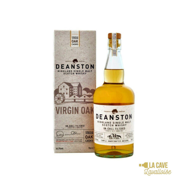 Deanston Virgin Oak - Highland Single Malt 46.3° - 70cl Ecosse, bourbon, finition futs de sherry, whiskey, whiskies à laval, whisky, whisky à laval, whisky en mayenne, whiskys