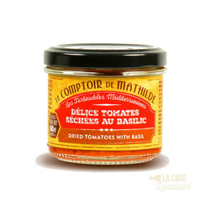 Délice de Tomates séchées au Basilic - Tartinable 90gr Produits Salés, Comptoir de Mathilde, aperitif, apéro, comptoir de mathilde, épices, exotisme, légumes, mer, oriental, provence, réception, tapas, tartinables, toasts, verrines