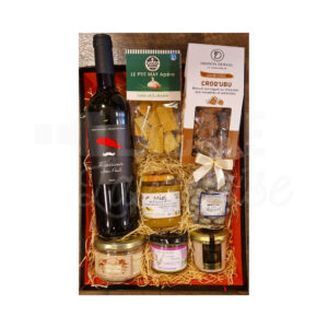 Corbeille Monsieur Jean Paul - 8 produits Cadeaux Entreprise CE, EPICERIE, Colis Gourmands, colis gourmand, panier garni