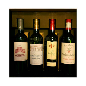 _____ Coffret "VINS DIVINS" _____ 4 Bouteilles Coffrets Vins, 2, 3, 4, 6 bouteilles, alsace, anniversaire, blanc, Bordeaux, bourgogne, cave, caviste, coffret vins prestige, cotes du rhone, découverte, Grand Cru, idée cadeau, languedoc, loire, original, personnalisé, récoltant, retraite, rosé, rouge, sud ouest, vignerons