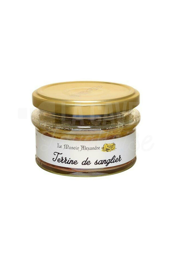 Terrine de Sanglier - Manoir Alexandre - 100gr Tartinables Apéritif, Terrines - Rillettes - Pâtés, Manoir Alexandre, Produits Salés, aperitif, canard, colis gourmand, Espalion, foie gras, gibier, gourmet, manoir alexandre, Occitanie, pâté, porc, producteur, produit de qualité, Produits de l'Aveyron, rillettes, tartinable, terrine, verrines Terrine de Sanglier - Manoir Alexandre - 100gr Tartinables Apéritif, Terrines - Rillettes - Pâtés, Manoir Alexandre, Produits Salés, aperitif, canard, colis gourmand, Espalion, foie gras, gibier, gourmet, manoir alexandre, Occitanie, pâté, porc, producteur, produit de qualité, Produits de l'Aveyron, rillettes, tartinable, terrine, verrines