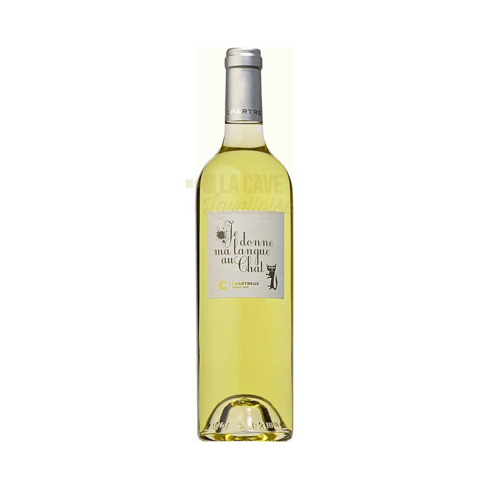 Je donne ma Langue au Chat - IGP du Gard Blanc Tendre - 75cl Cellier des Chartreux, Vins Blancs, aperitif, cellier des chartreux, gewurztraminer, languedoc-rousillon, Occitanie, sud-est, viognier