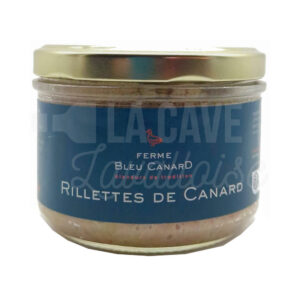 Rillettes de Canard - La Ferme Bleu Canard - Quelaines (53) - 190gr Produits de la Mayenne, Tartinables Apéritif, Terrines - Rillettes - Pâtés, Produits Salés, La Ferme Bleu Canard, aperitif, apéro à Laval, coffret mayennais, epicerie fine, panier mayennais, producteurs locaux en mayenne, produit de la mayenne, produit du terroir laval, produit mayennais, produits du terroir en mayenne, Produits fermiers de la Mayenne, tartinables