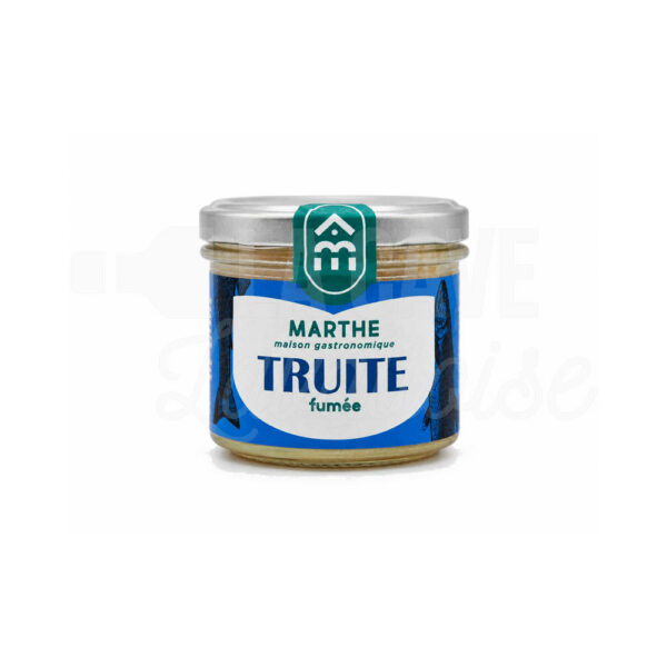 Truite fumée - Maison Marthe - Île d'Oléron - 90gr Conserverie Maison Marthe, Conserves de Poissons, Tartinables Apéritif, Produits Salés, aperitif, conserves, paniers garnis, poisson, produits de la mer, tapas, tartinables, terrines