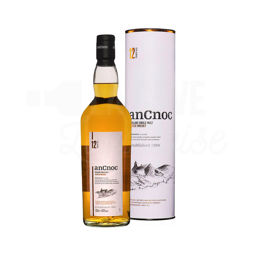 An Cnoc 12 Ans - 70cl Ecosse, bourbon, finition futs de sherry, whiskey, whiskies à laval, whisky, whisky à laval, whisky en mayenne, whiskys
