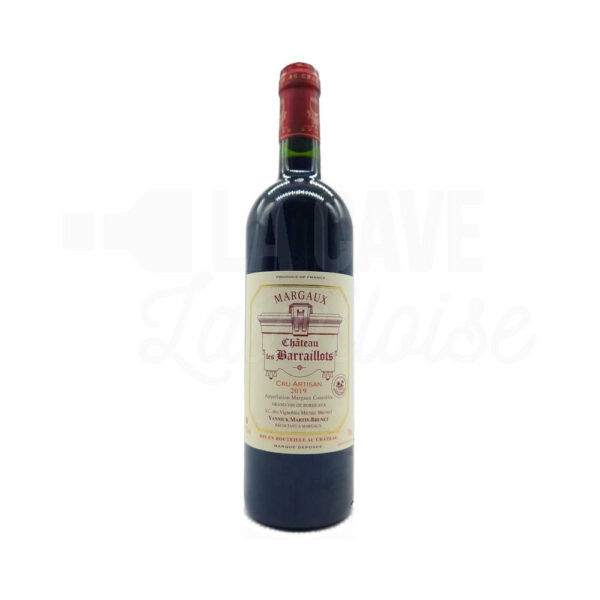 Margaux - Château Les Baraillots - Cru Artisan 2019 - 75cl Bordeaux, Vins Rouges, 2018, Bordeaux, Château Dauzac, Grand Cru, Margaux, vin rouge