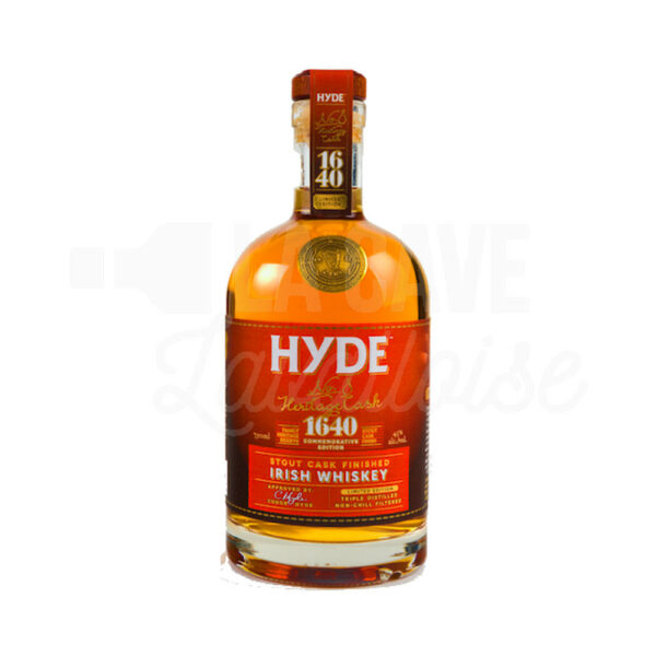 Hyde N°8 - Single Malt Irish Whiskey - Stout Finish 43° - 70cl Idées Cadeaux 2024, Irlande, bourbon, finition futs de sherry, whiskey, whiskies à laval, whisky, whisky à laval, whisky en mayenne, whiskys