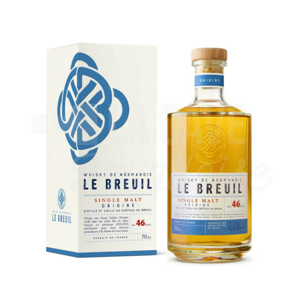 Le Breuil Origine 46° - Single Malt Whisky de Normandie - 70cl Idées Cadeaux 2024, WHISKIES, France, whiskey, whisky