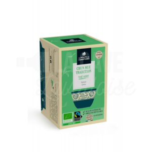 Thé Vert Nature de Chine - Chun Mee - La Route des Comptoirs - x20 Infusettes La Route des Comptoirs, Thés & Infusions Biologiques, Thé Vert