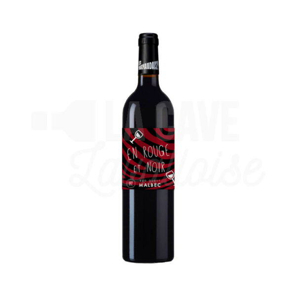 En Rouge et Noir - Malbec - IGP Comté Tolosan - 75cl Cave du Marmandais, Sud-Ouest, Occitanie, Vins Rouges, comté tolosan, marmandais, sud ouest, vin rouge