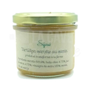 Tarti'dips Carotte au Cumin - La Ferme du Pâquis Fleury - 100gr La Ferme du Pâquis Fleury, Produits Biologiques, Produits de la Mayenne, Produits Salés, aperitif, coffret mayennais, colis gourmand, epicerie fine, panier gourmand, panier mayennais, producteur local en mayenne, produit biologique, produit de la mayenne, produit mayennais, Produits fermiers de la Mayenne, spécialités mayenne, tartinables