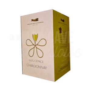 BIB Chardonnay - IGP Gard Blanc - Cellier des Chartreux - 3L / 5L / 10L Cellier des Chartreux, Vins Blancs, Bag-in-Box, bag in box, bib, cubi, cubi de vin 10 litres, cubi de vin 3 litres, cubi de vin 5 litres, vin en bib