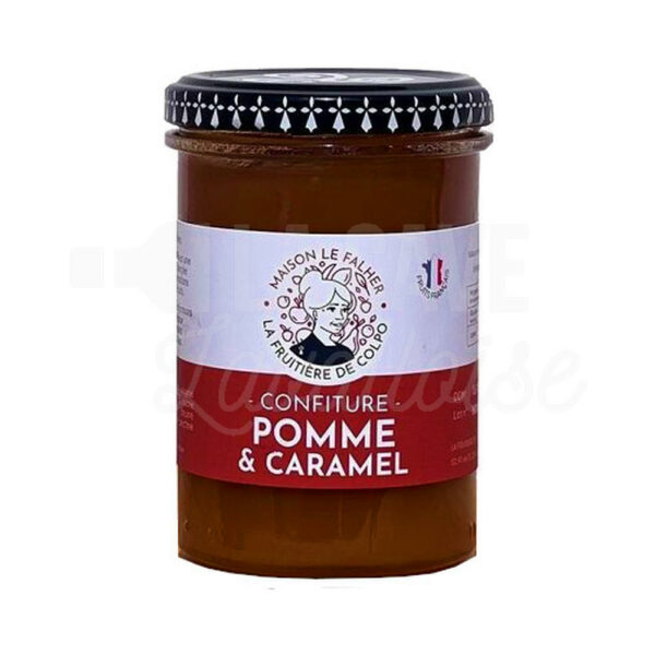 Confiture Pomme & Caramel - La Fruitière de Colpo - Bretagne - 230gr Confitures & Miels, La Fruitière de Colpo, Produits Sucrés, confiture, panier garni