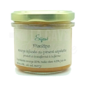 Courge infusée au Piment d'Espelette - La Ferme du Pâquis Fleury - 100gr La Ferme du Pâquis Fleury, Produits Biologiques, Produits de la Mayenne, Produits Salés, aperitif, coffret mayennais, colis gourmand, epicerie fine, panier gourmand, panier mayennais, producteur local en mayenne, produit biologique, produit de la mayenne, produit mayennais, Produits fermiers de la Mayenne, spécialités mayenne, tartinables