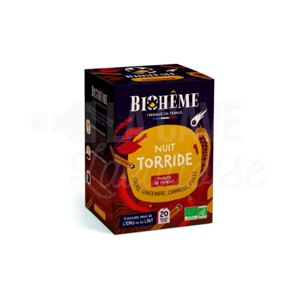 Nuit Torride - Biohême - x20 Infusettes Biohême, Thés & Infusions Biologiques, Infusions