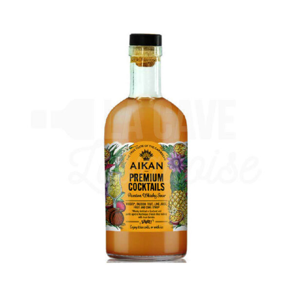 Aikan Passion Whisky Sour - Premium Cocktail 24.5° - 70cl Idées Cadeaux 2024, WHISKIES, ALCOOLS, France, Apéritifs, whisky