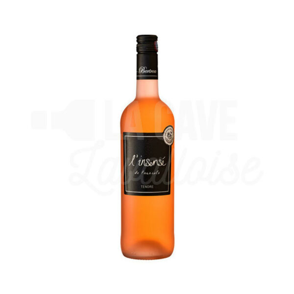 L'Insensé Rosé Tendre - Merlot Cinsault - Domaine Parazols Bertrou - 75cl Domaine Parazols Bertrou, Languedoc-Roussillon, Vins de Sélection Réveillon, Occitanie, Vins Rosés