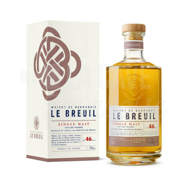 Le Breuil Finition Tourbée 46° - Single Malt Whisky de Normandie - 70cl Idées Cadeaux 2024, La Spiriterie Française, NOUVEAUTÉS NOËL 2024, Whisky Tourbé, WHISKIES, France, whiskey, whisky