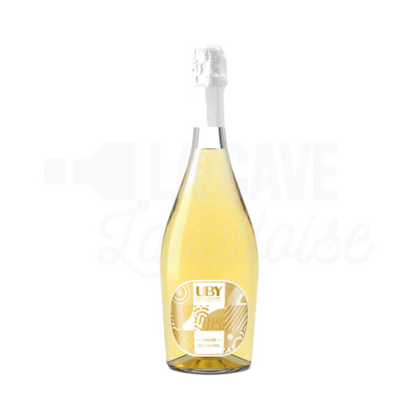 Pétillant Sans Alcool - Uby Bulles Zéro Alcool 0% - 75cl Côtes de Gascogne, Sud-Ouest, Vins de Sélection Réveillon, Vins Sans Alcool, Occitanie, Vins Blancs, Vins Pétillants, Domaine UBY