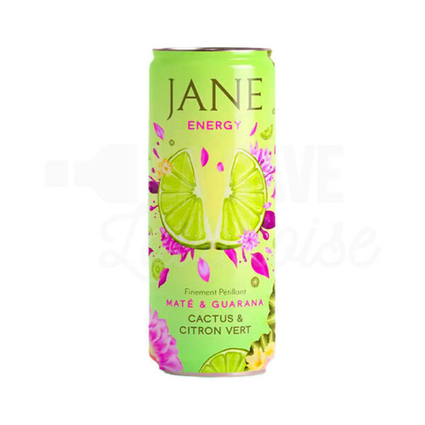 JANE ENERGY - Cactus Citron Vert - 25cl Boissons sans Alcool, Dry January, JANE, Les Filles de l'Ouest, Produits Biologiques, Apéritifs, aperitif original, Sans alcool