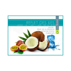 REFLET DES ÎLES 12° - 5 LITRES - Passion, Coco, Curaçao bleu Didier Blanloeil, Cocktails Apéritifs en BIB, Apéritifs, Vinofruits Blanloeil, aperitif a base de vin, aperitif en bib, aperitif en cubi, aperitif original, asso, associations, associations en mayenne, bag, bag in box, bib, box, cocktail aperitif en bib, cocktail aperitif en cubi, cocktail en bib, cocktail en cubi, cubi, cubi apero, le comptoir de clem, rose pamplemousse, vinofruits