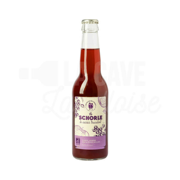 Schorle - Le Cassis Truculent - Les Filles de l'Ouest - 33cl Boissons sans Alcool, Dry January, Les Filles de l'Ouest, Produits Biologiques, Apéritifs, aperitif original, Sans alcool