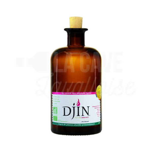 Djin Nature Immunité - Gin Biologique Fruits Rouges sans alcool - 50cl Boissons sans Alcool, Dry January, Produits Biologiques, Apéritifs, aperitif original, Sans alcool