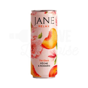 JANE RELAX - Pêche & Romarin CBD - 25cl Boissons sans Alcool, Dry January, JANE, Les Filles de l'Ouest, Produits Biologiques, Apéritifs, aperitif original, Sans alcool