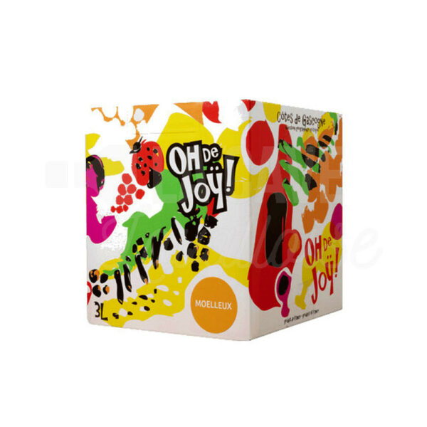 Oh de Joÿ ! Blanc Doux - Côtes de Gascogne - 3 Litres Côtes de Gascogne, Domaine de Joÿ, Sud-Ouest, Occitanie, Vins Blancs, Bag-in-Box, Colombard, cote de gascogne blanc sec, cotes de gascogne, gros manseng, sud ouest