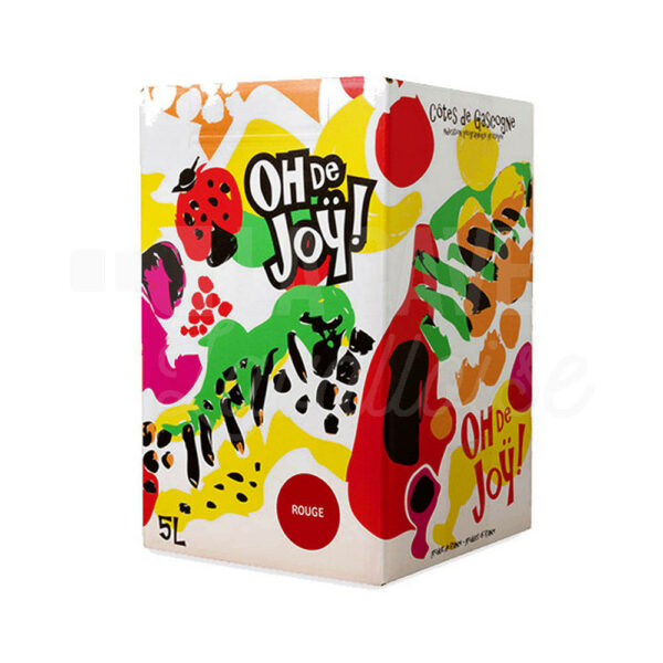 Oh de Joÿ ! Rouge - Côtes de Gascogne - 5 Litres Côtes de Gascogne, Domaine de Joÿ, Sud-Ouest, Occitanie, Vins Rouges, Bag-in-Box, cotes de gascogne, merlot, sud ouest, syrah, vin rouge