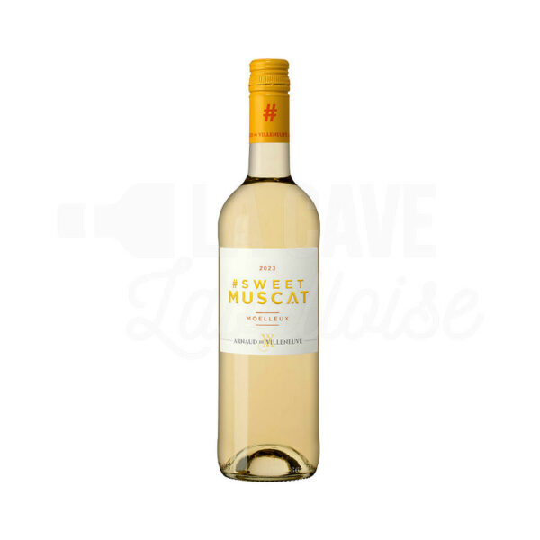 Muscat Moelleux - Côtes Catalanes - Arnaud de Villeneuve - 75cl Arnaud de Villeneuve, Languedoc-Roussillon, Occitanie, Vins Blancs, Apéritifs, aperitif, cotes catalanes, muscat, roussillon