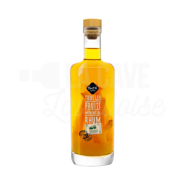 Ananas 30° - Rhum Arrangé - Breiz'île - 70cl RHUMS, Rhums Arrangés, Breiz'île, breizile, cave à rhums, punch au rhum, rhum arrangé