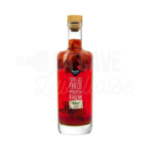 Fraise-Basilic 30° - Rhum Arrangé - Breiz'île - 70cl RHUMS, Rhums Arrangés, Breiz'île, breizile, cave à rhums, punch au rhum, rhum arrangé