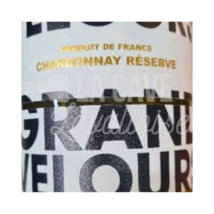 Grand Velours Blanc - Réserve - Chardonnay - 75cl Languedoc-Roussillon, Occitanie, Vins Blancs, bouteille vin découverte, chardonnay, languedoc, montpellier, vin atypique, vin de pays