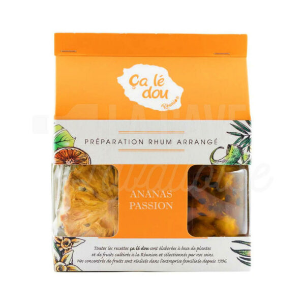 ANANAS-PASSION - Préparation Rhum Arrangé - La Réunion - 250gr Idées Cadeaux 2025, Idées Cadeaux Fête des Pères, Préparations Rhums Arrangés, Rhums Arrangés