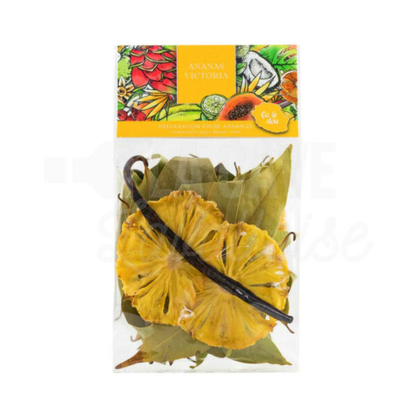 ANANAS-GINGEMBRE-CITRON - Préparation Rhum Arrangé - La Réunion - 25gr Préparations Rhums Arrangés, Rhums Arrangés