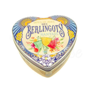 Berlingots Nantais - Boîte Coeur Métal - 100gr Confiserie, Idées Cadeaux 2025, Produits Sucrés, colis gourmand, confiserie, épicerie fine Laval, gourmandises, idée cadeau
