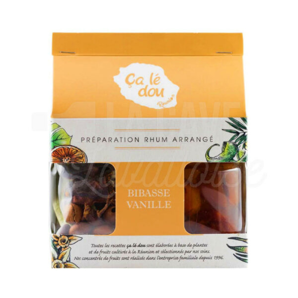 BIBASSE-VANILLE - Préparation Rhum Arrangé - La Réunion - 250gr Idées Cadeaux 2025, Préparations Rhums Arrangés, Rhums Arrangés
