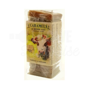 Bouchées Caramels au Beurre salé et à la Fleur de Sel - 150gr Confiserie, Idées Cadeaux 2025, Produits Sucrés, colis gourmand, confiserie, épicerie fine Laval, gourmandises, idée cadeau