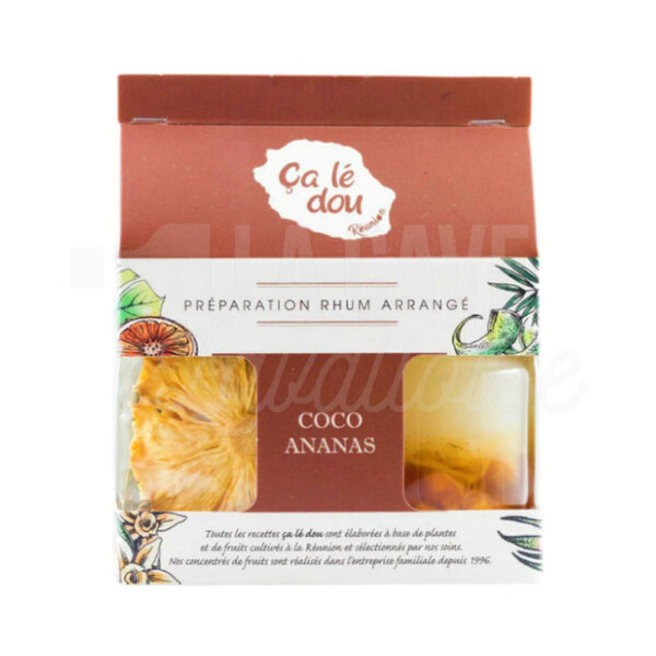 COCO-ANANAS - Préparation Rhum Arrangé - La Réunion - 250gr Idées Cadeaux 2025, Préparations Rhums Arrangés, Rhums Arrangés