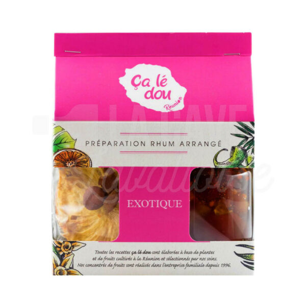 EXOTIQUE - Préparation Rhum Arrangé - La Réunion - 250gr Idées Cadeaux 2025, Préparations Rhums Arrangés, Rhums Arrangés