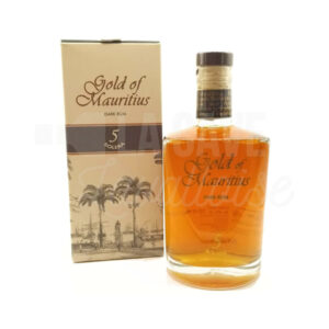 Gold of Mauritius Solera 5 Ans - Île Maurice - 40° - 70cl Rhums Purs, ile maurice, rhum, solera