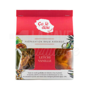 LETCHI-VANILLE - Préparation Rhum Arrangé - La Réunion - 250gr Idées Cadeaux 2025, Préparations Rhums Arrangés, Rhums Arrangés