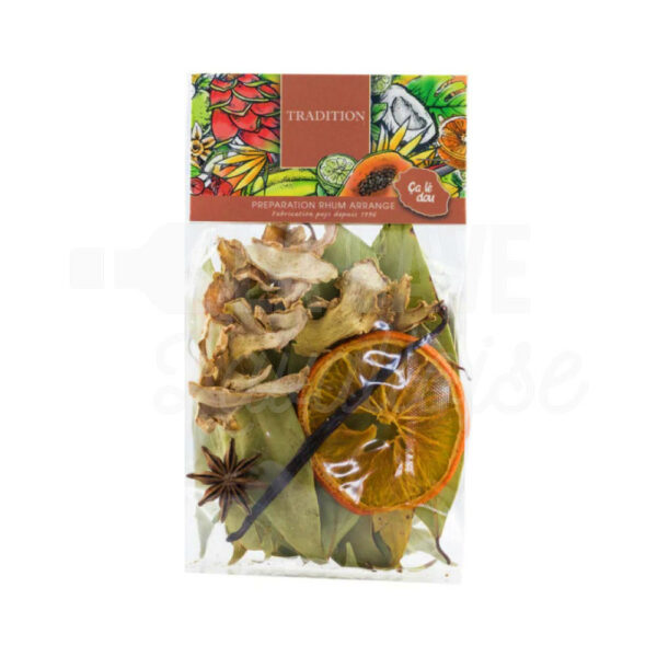 TRADITION - Préparation Rhum Arrangé - La Réunion - 25gr Préparations Rhums Arrangés, Rhums Arrangés